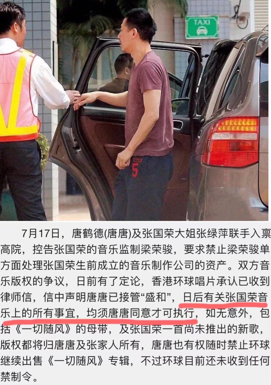 张国荣和唐鹤德的真实关系