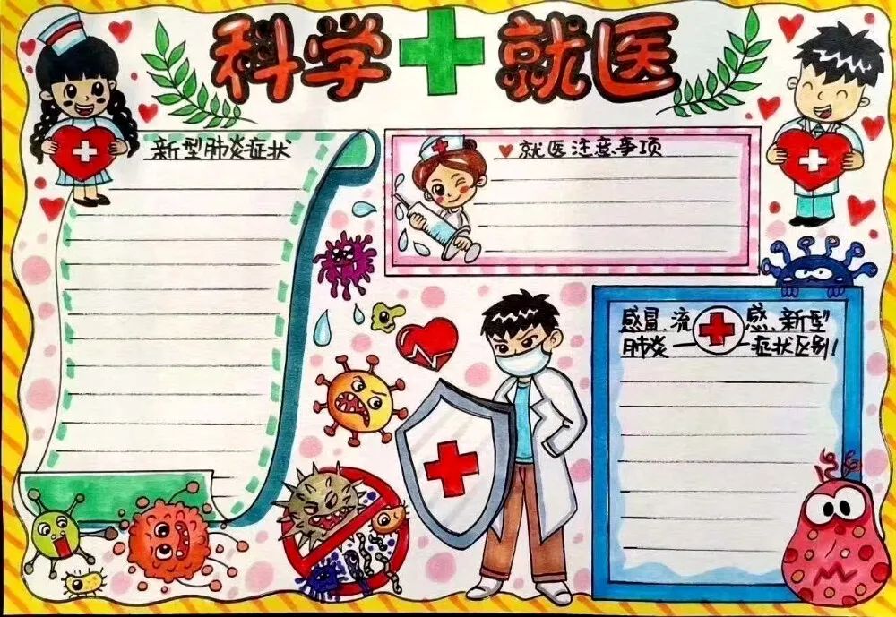 疫情防控手抄报图片大全
