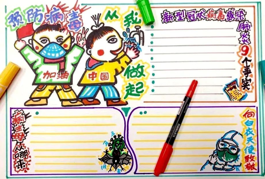 疫情防控手抄报图片大全
