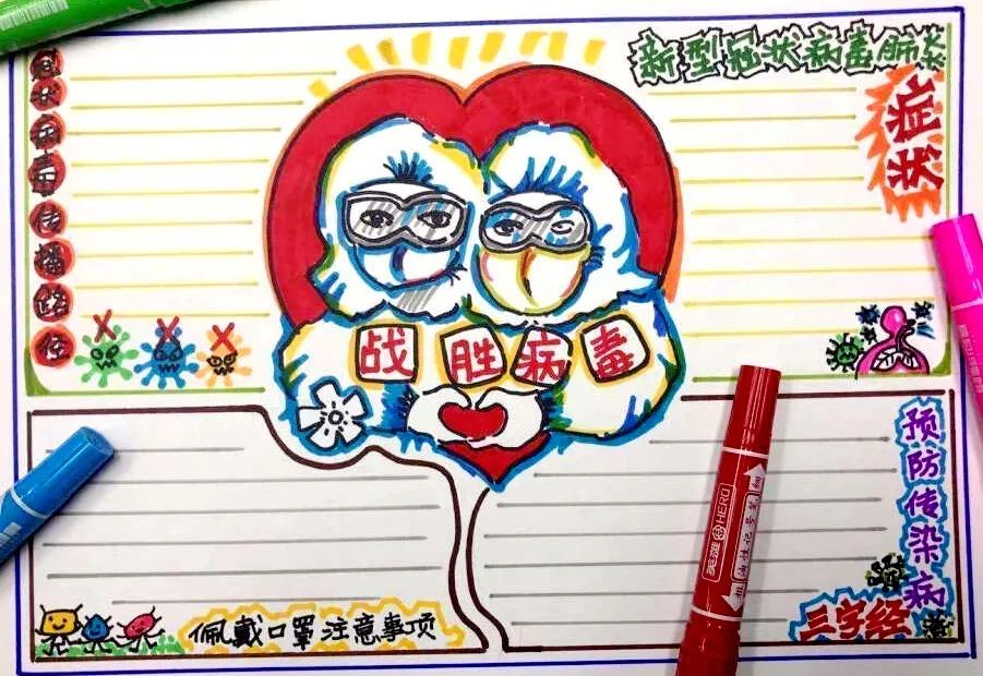 疫情防控手抄报图片大全