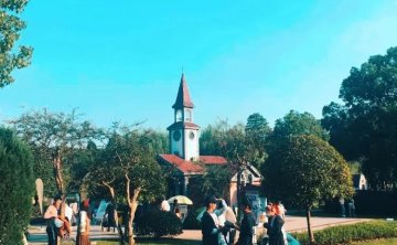 武汉东湖咖啡小镇，风格如同欧洲的网红打卡地